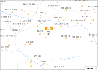 map of Nūrī