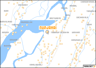 map of Nūr Jamai