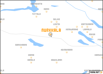 map of Nurkkala