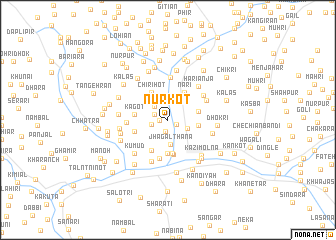 map of Nūrkot