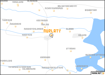 map of Nurlaty