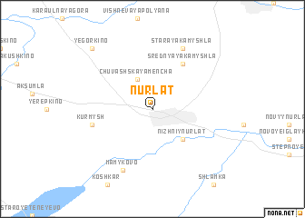 map of Nurlat