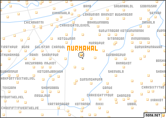 map of Nūrmahal