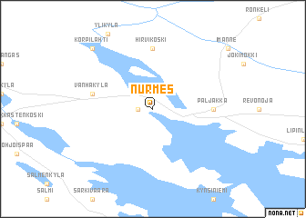 map of Nurmes