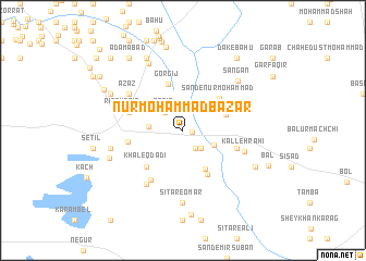 map of Nūr Moḩammad Bāzār