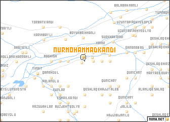 map of Nūr Moḩammad Kandī