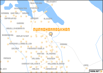 map of Nūr Moḩammad Khān