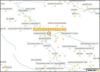 map of Nūr Moḩammad Khū