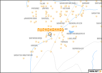 map of Nūr Moḩammad
