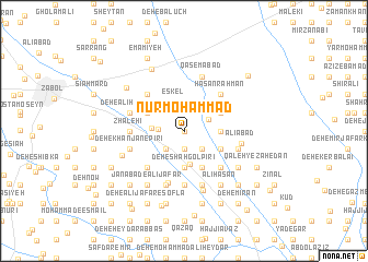 map of Nūr Moḩammad