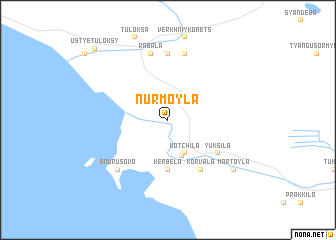 map of Nurmoyla