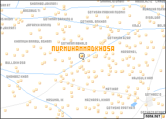 map of Nūr Muhammad Khosa