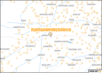 map of Nūr Muhammad Shaikh