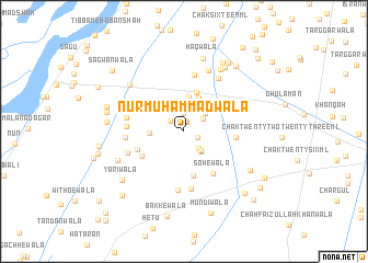 map of Nūr Muhammadwāla