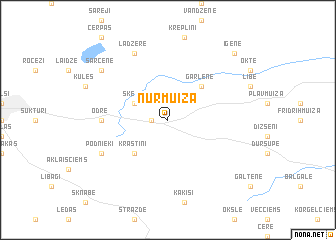 map of Nurmuiža