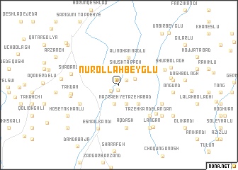 map of Nūrollāh Beyglū