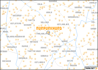 map of Nūrpur Khurd