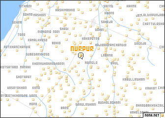 map of Nūrpur