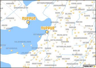 map of Nūrpur