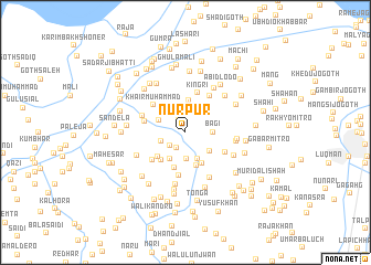 map of Nūrpur