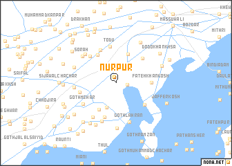 map of Nurpur