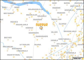 map of Nūrpur