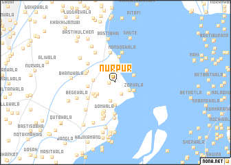 map of Nūrpur