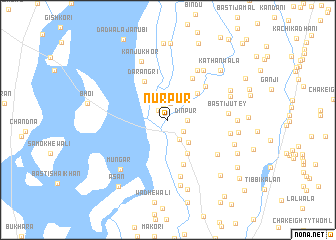 map of Nurpur