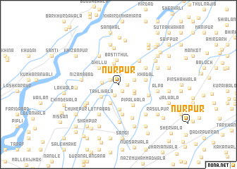 map of Nūrpur