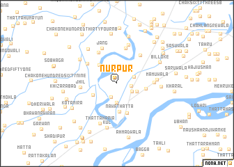 map of Nūrpur