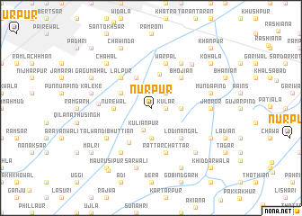 map of Nūrpur