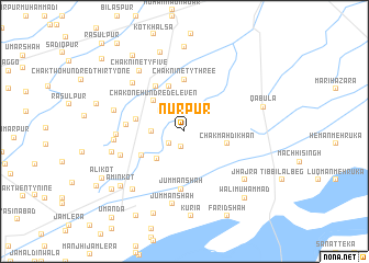 map of Nūrpur