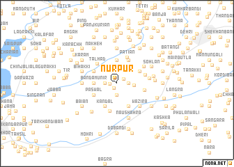 map of Nūrpur