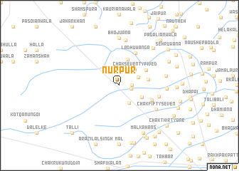 map of Nūrpur