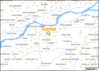 map of Nūrpur