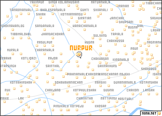 map of Nūrpur