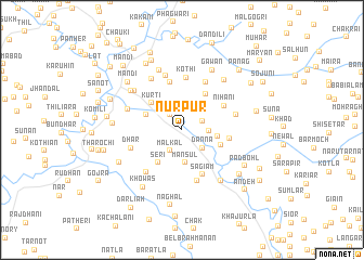 map of Nūrpur