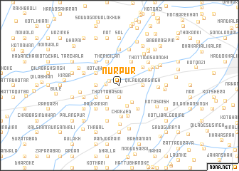 map of Nūrpur