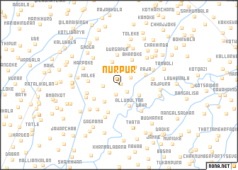 map of Nūrpur