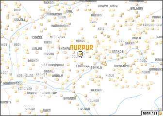 map of Nūrpur