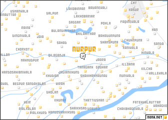 map of Nūrpur