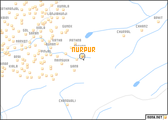 map of Nūrpur