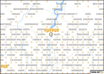 map of Nurpur