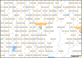 map of Nurpur