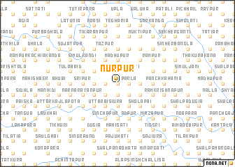 map of Nurpur