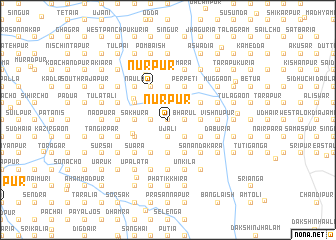 map of Nūrpur