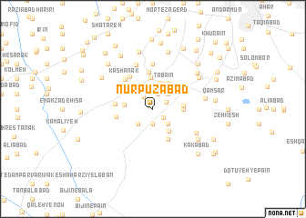 map of Nūrpūzābād
