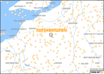 map of Nūr Shāh Nūrāni