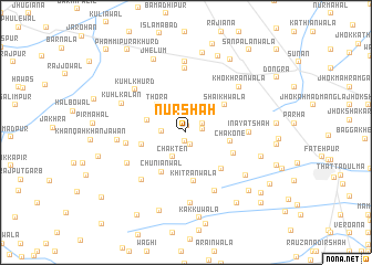 map of Nūrshāh