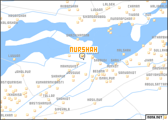 map of Nūr Shāh